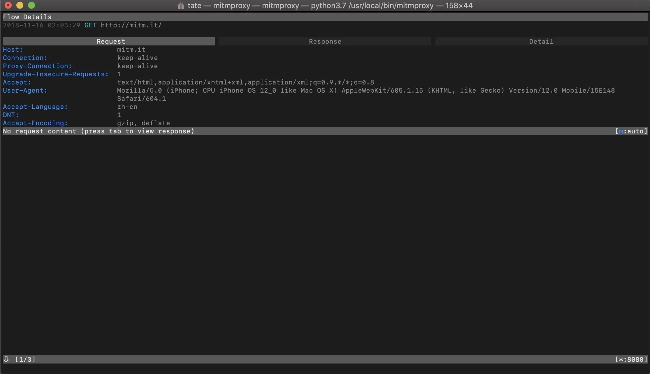 debugger-mitmproxy